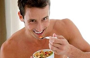 Correzione dell'alimentazione per la prostatite