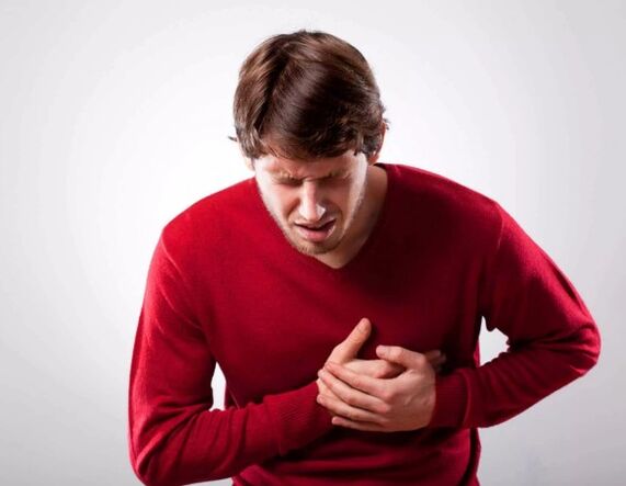 Dolore nella zona del cuore