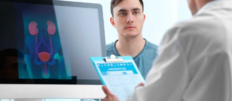 L'esame da parte di un medico aiuterà a identificare le cause della prostatite